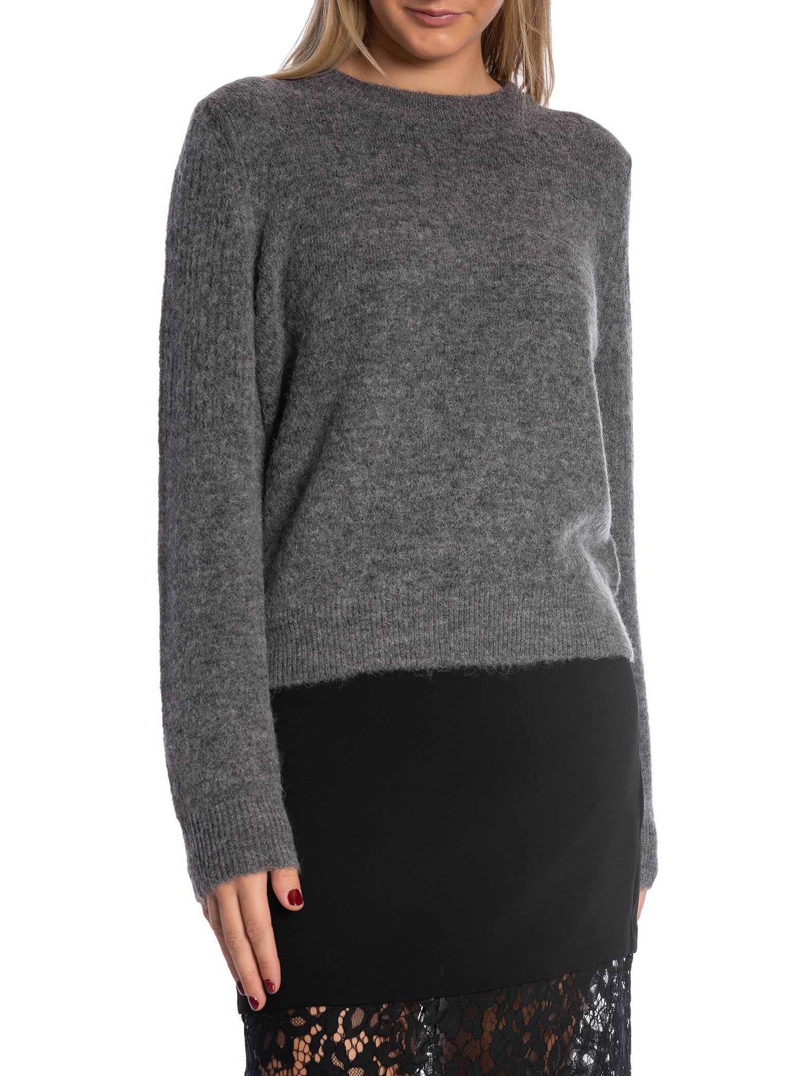 SELECTED FEMME TRÖJA SIA RAS LS KNIT MEDIUM GREY MELANGE_92945.jpg