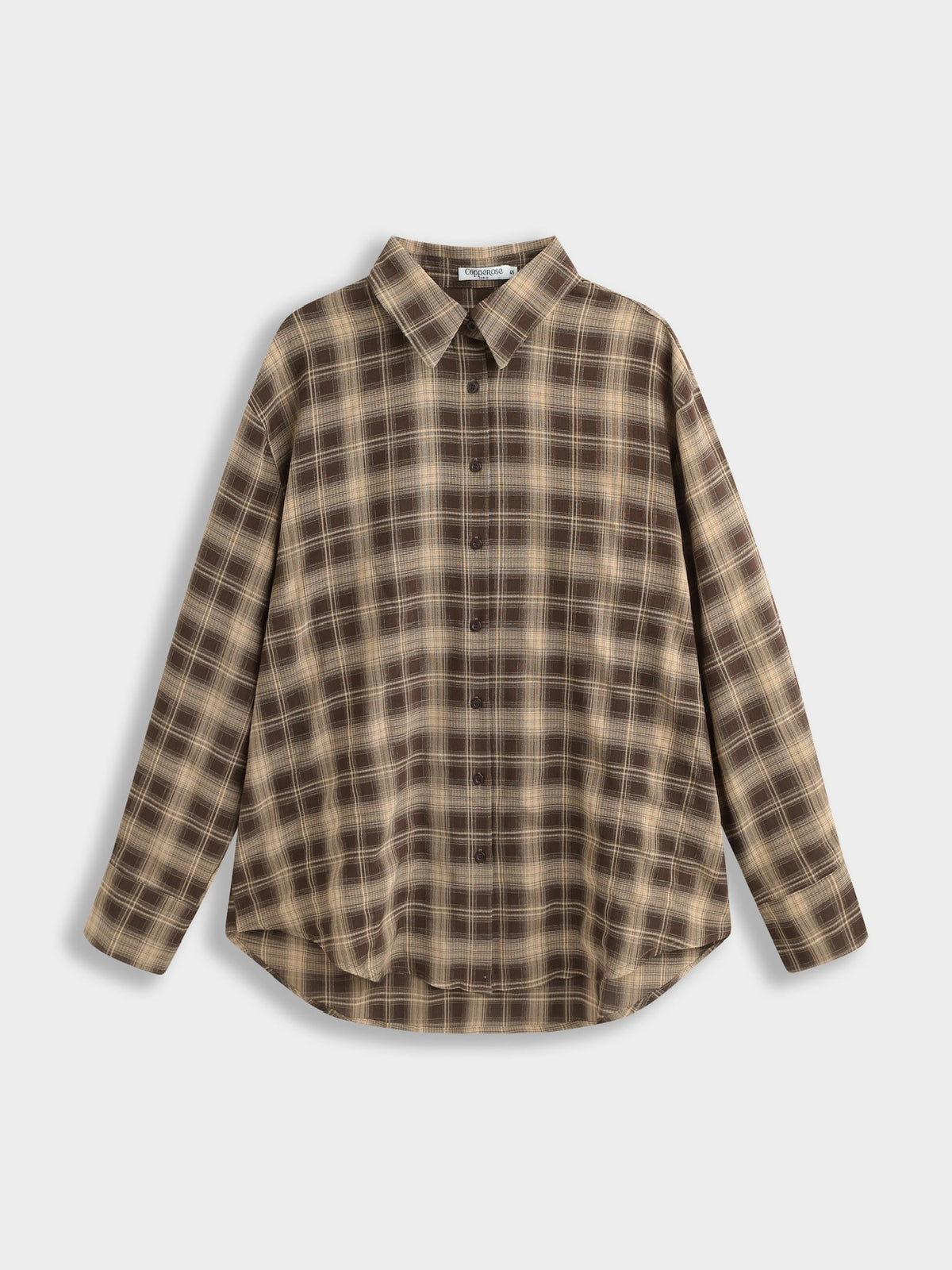 SKJORTA CHECK PLAID KHAKI_113744.jpg