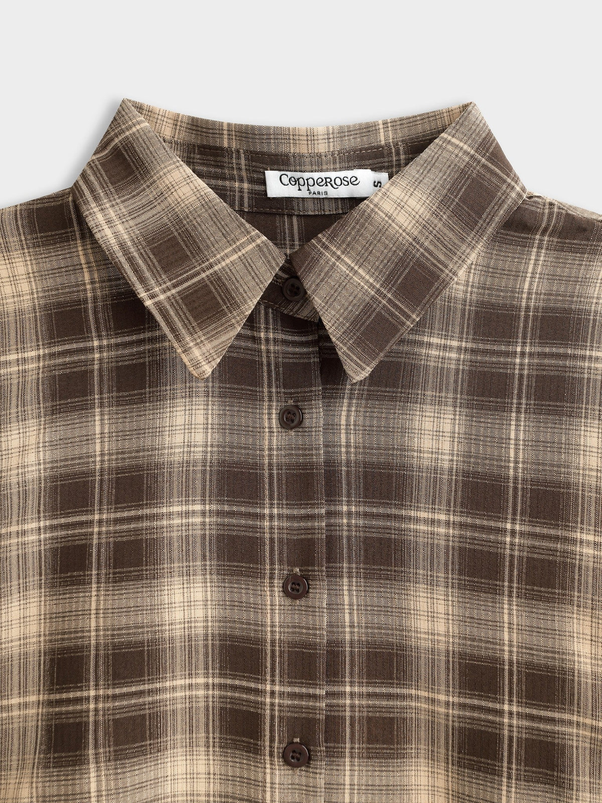 SKJORTA CHECK PLAID KHAKI_113746.jpg