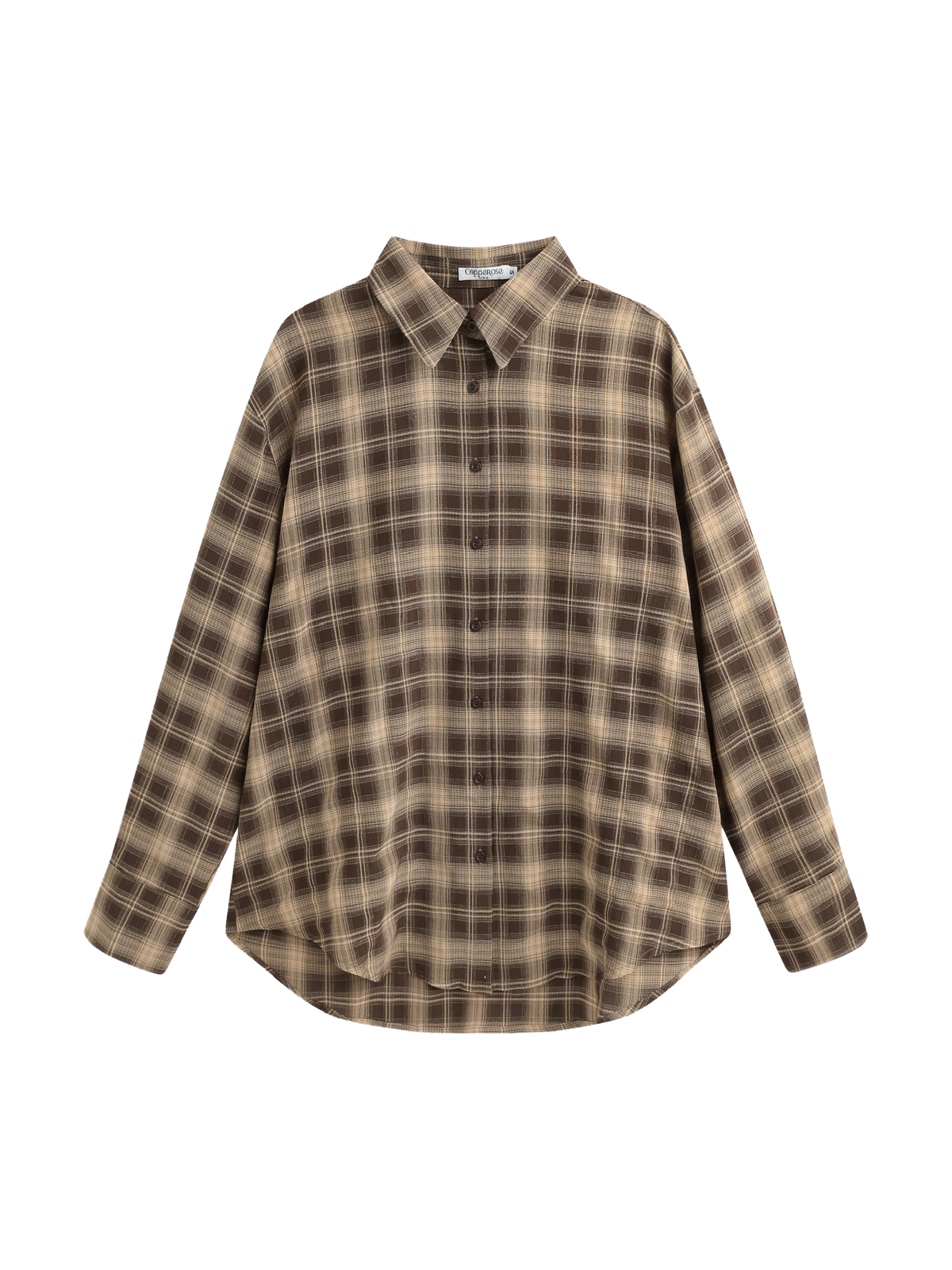 SKJORTA CHECK PLAID KHAKI_113747.jpg