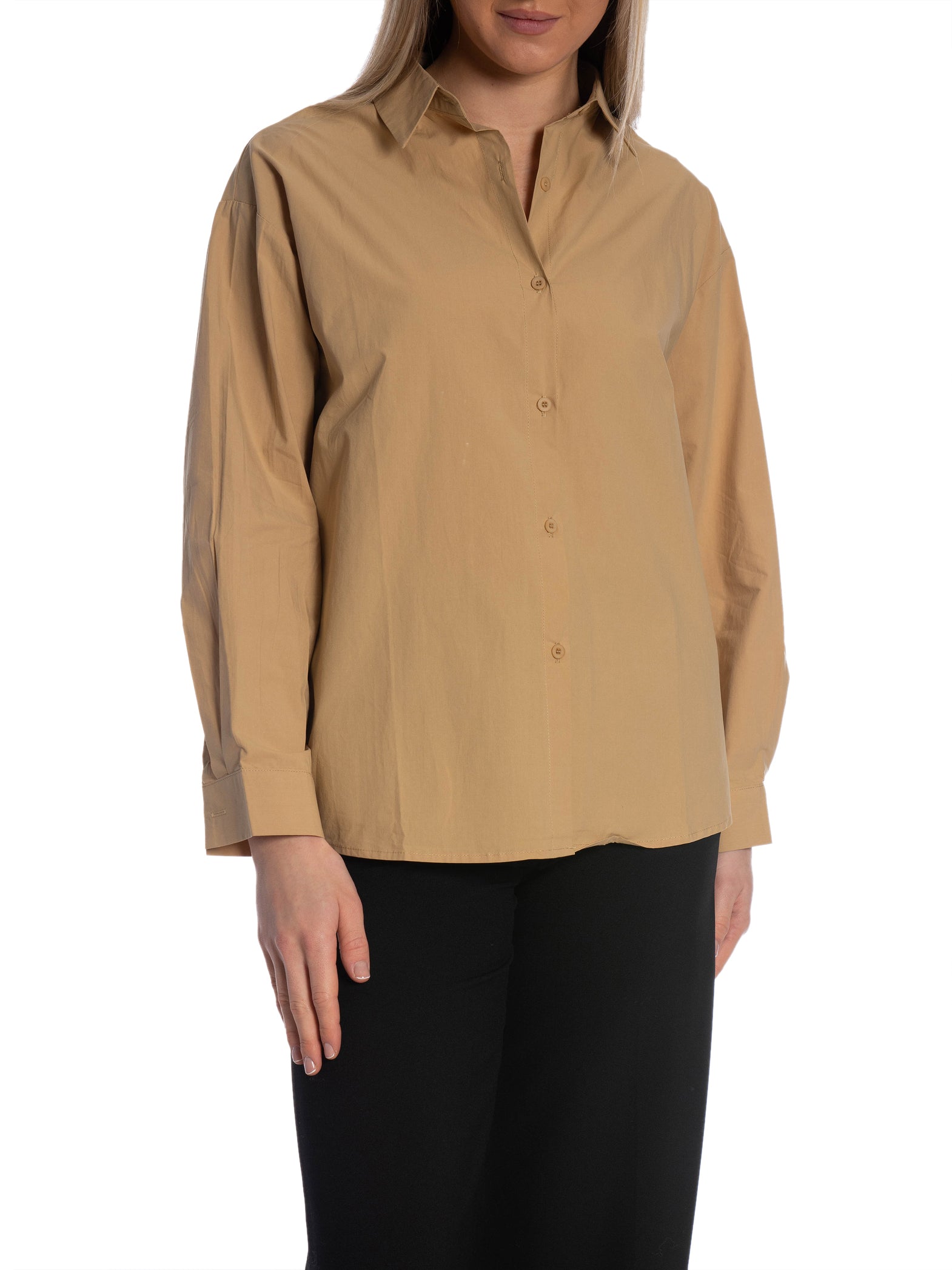 SKJORTA CLASSIC COTTON CAMEL_108244.jpg