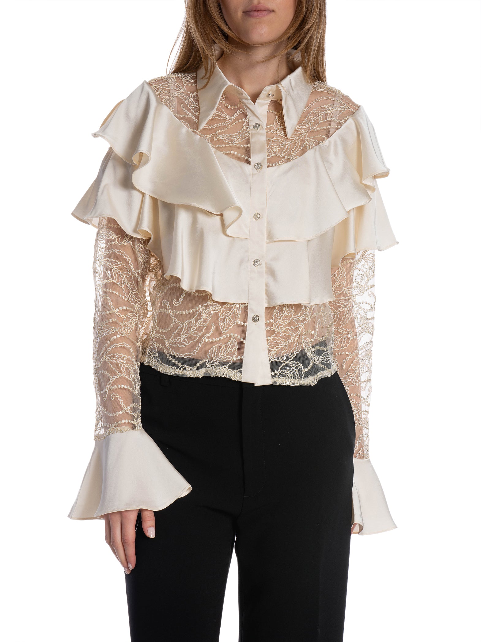 SKJORTA ELEGANT RUFFLED LACE BEIGE_102470.jpg