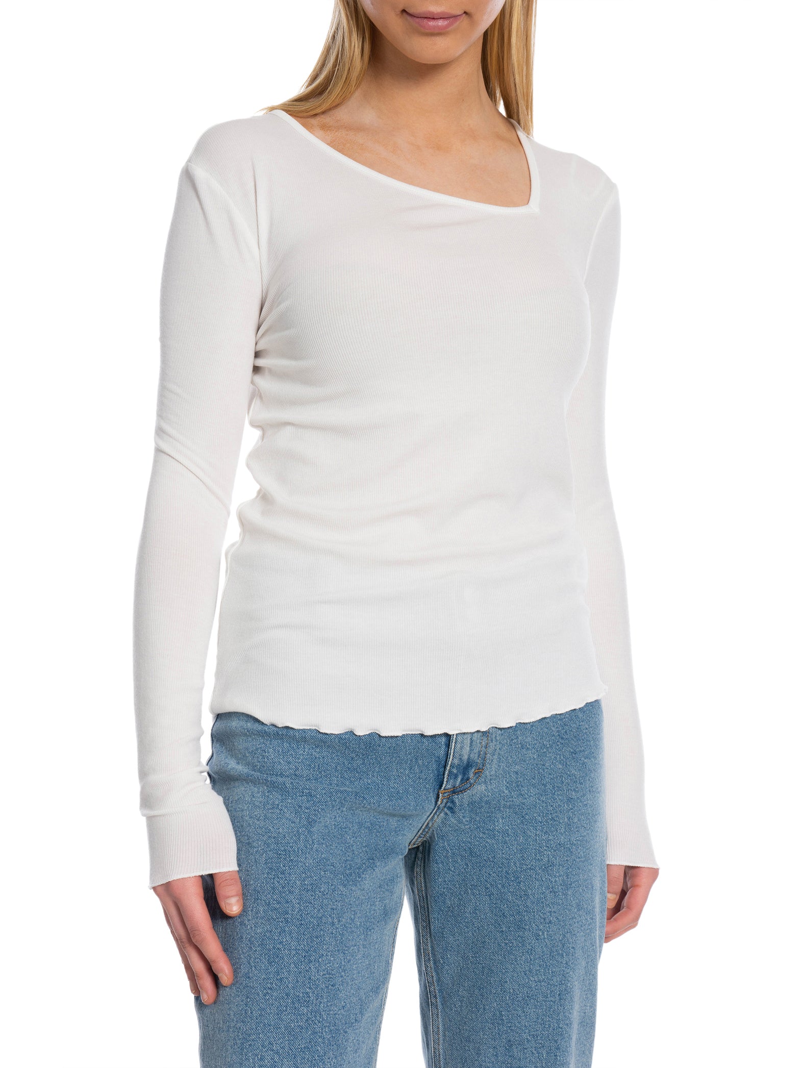 SOFT REBELS TOPP FENJA ASYMMETRICAL SNOW WHITE_86154.jpg