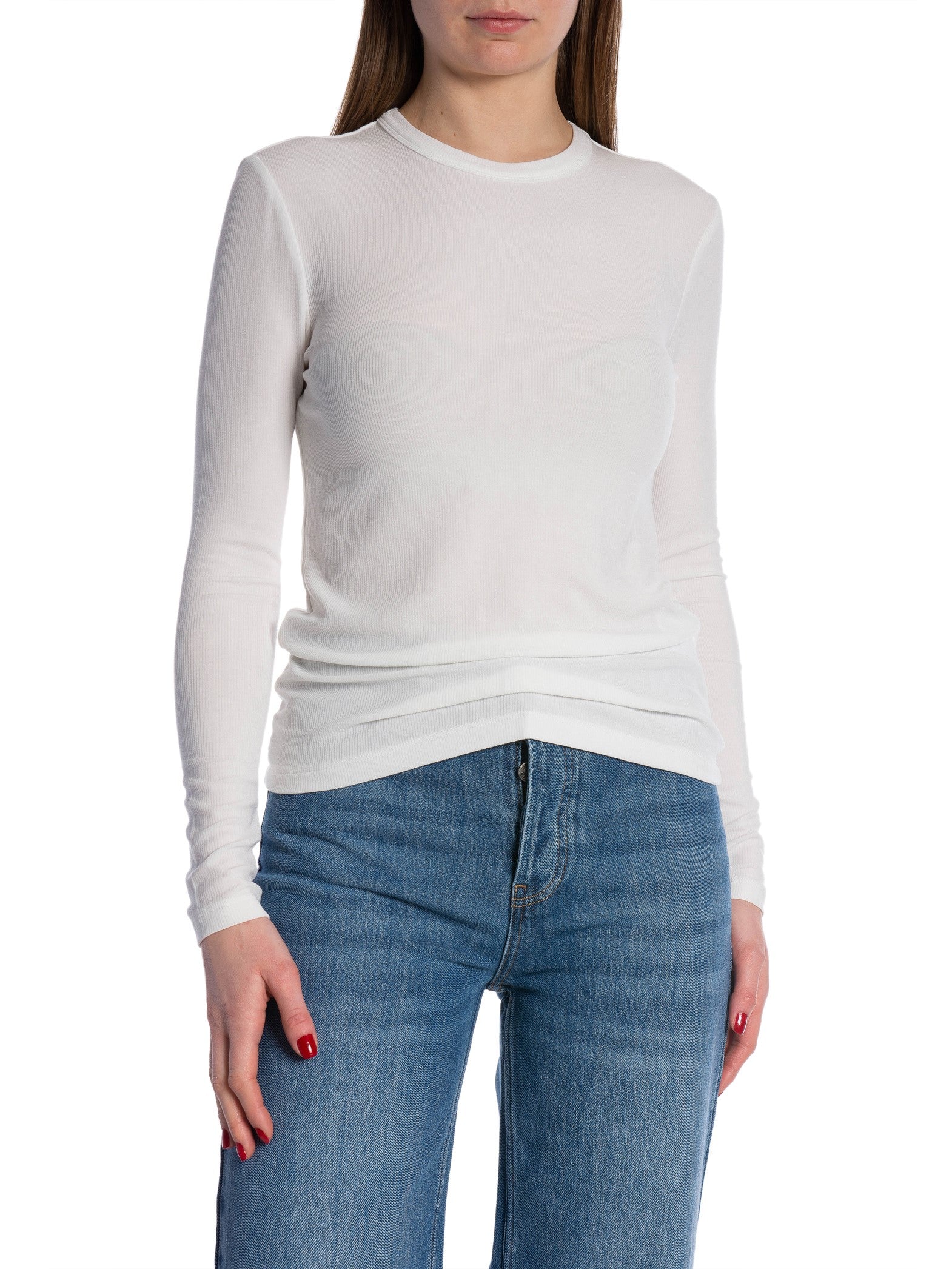SOFT REBELS TOPP FENJA O-NECK SNOW WHITE_96295.jpg