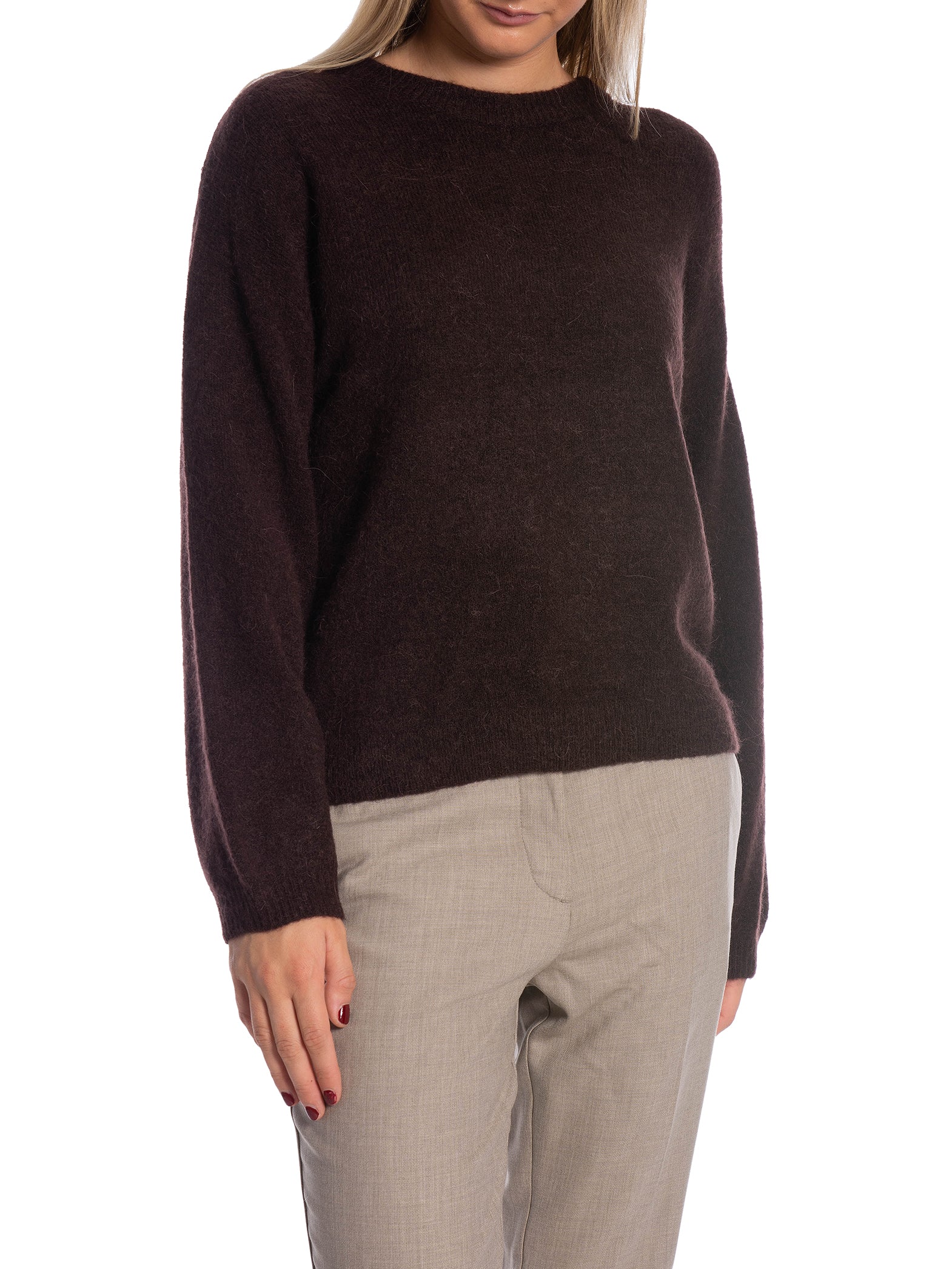 SOFT REBELS TRÖJA  ALLISON CHOCOLATE PLUM MELANGE_93022.jpg