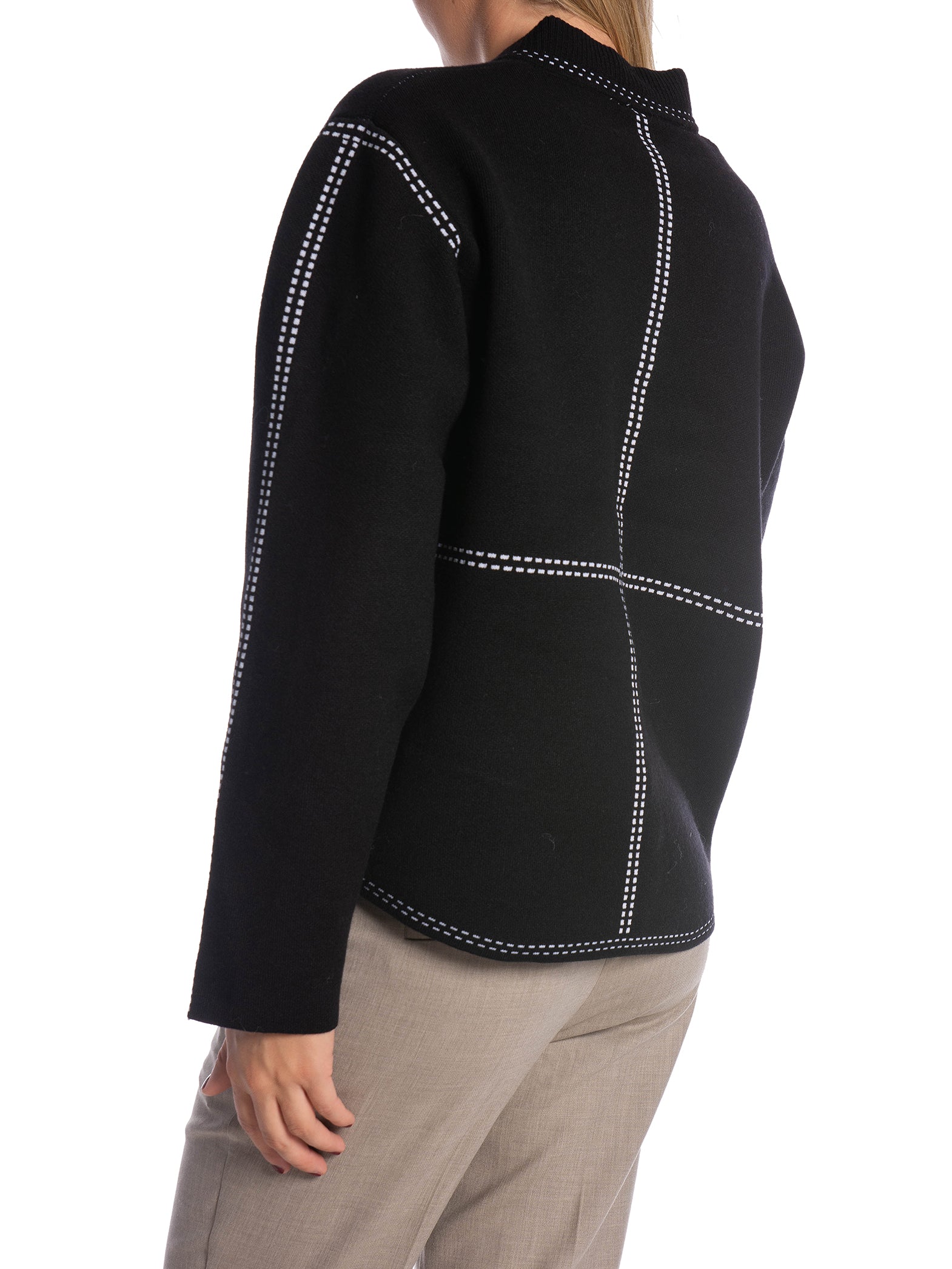 Y.A.S KOFTA YASJENA LS KNIT BLACK/STAR WHITE_92845.jpg