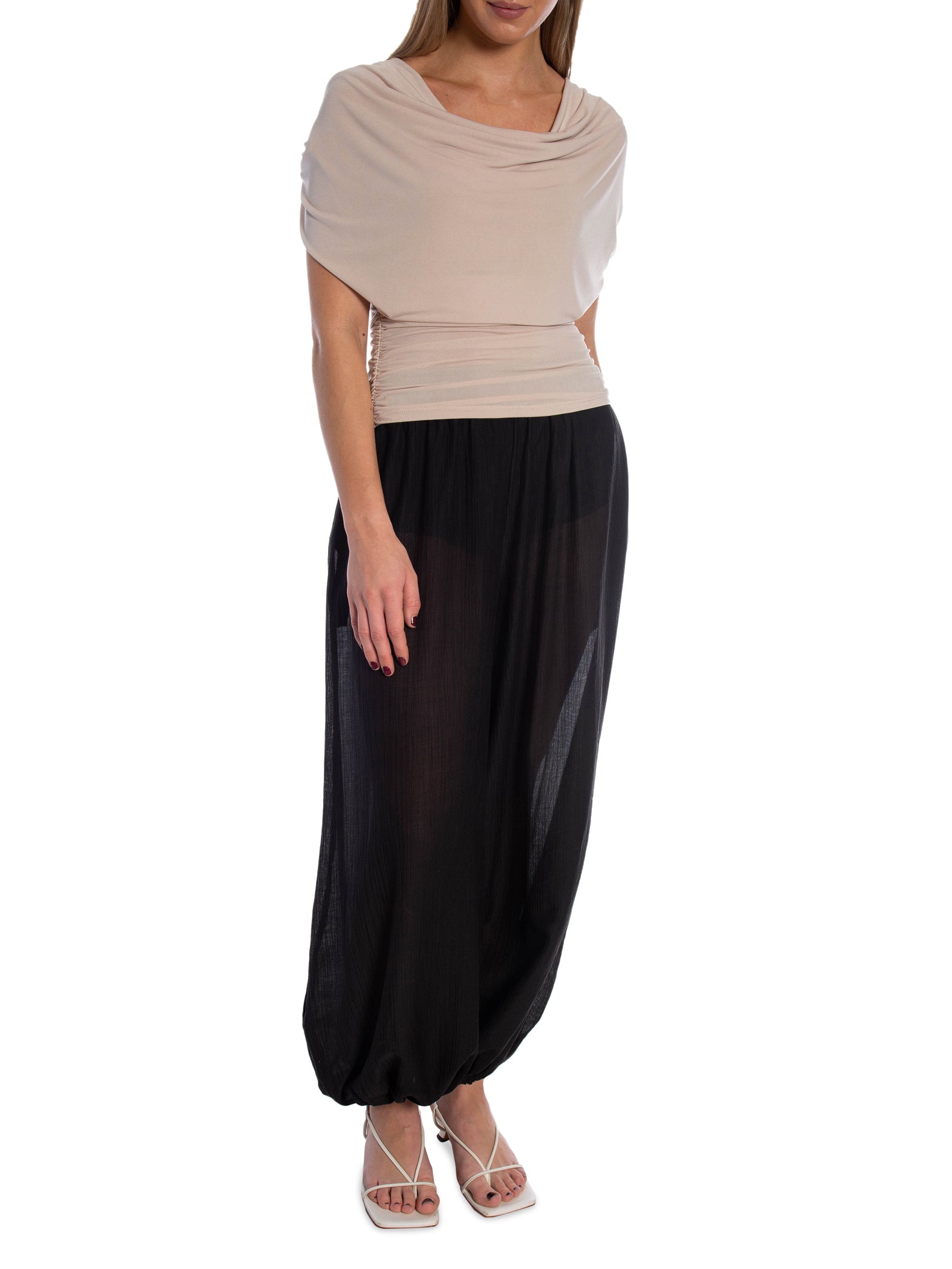 TOPP DRAPED WITH COWL NECK BEIGE_109386.jpg