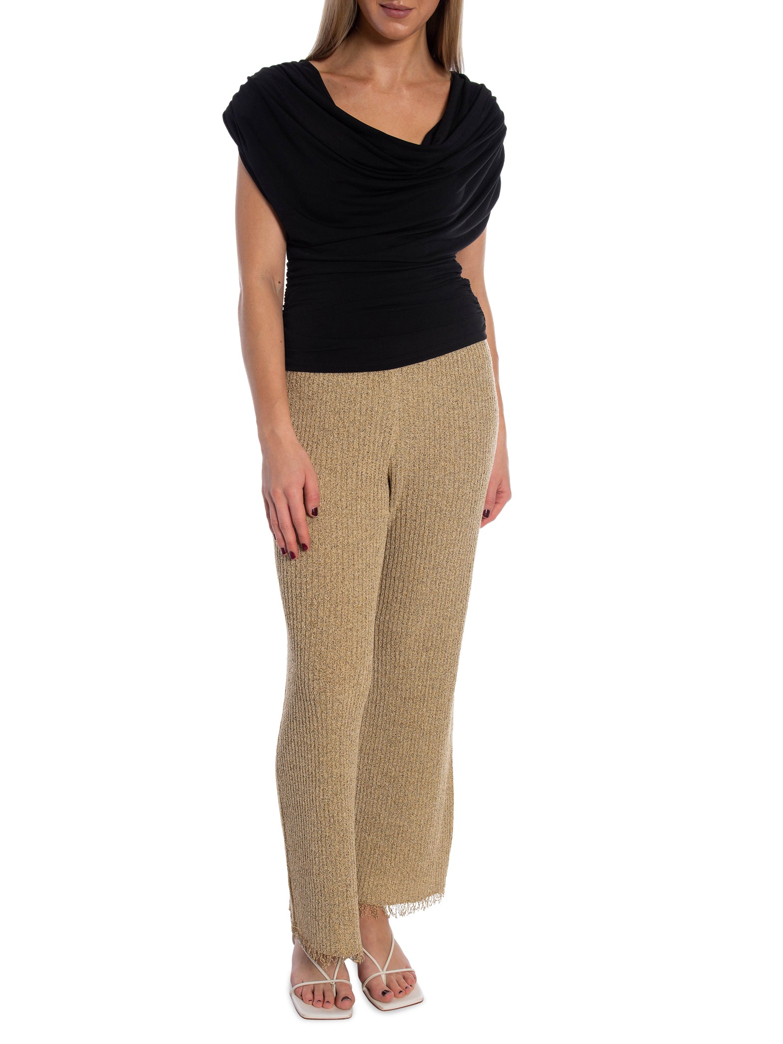 TOPP DRAPED WITH COWL NECK BLACK_109389.jpg