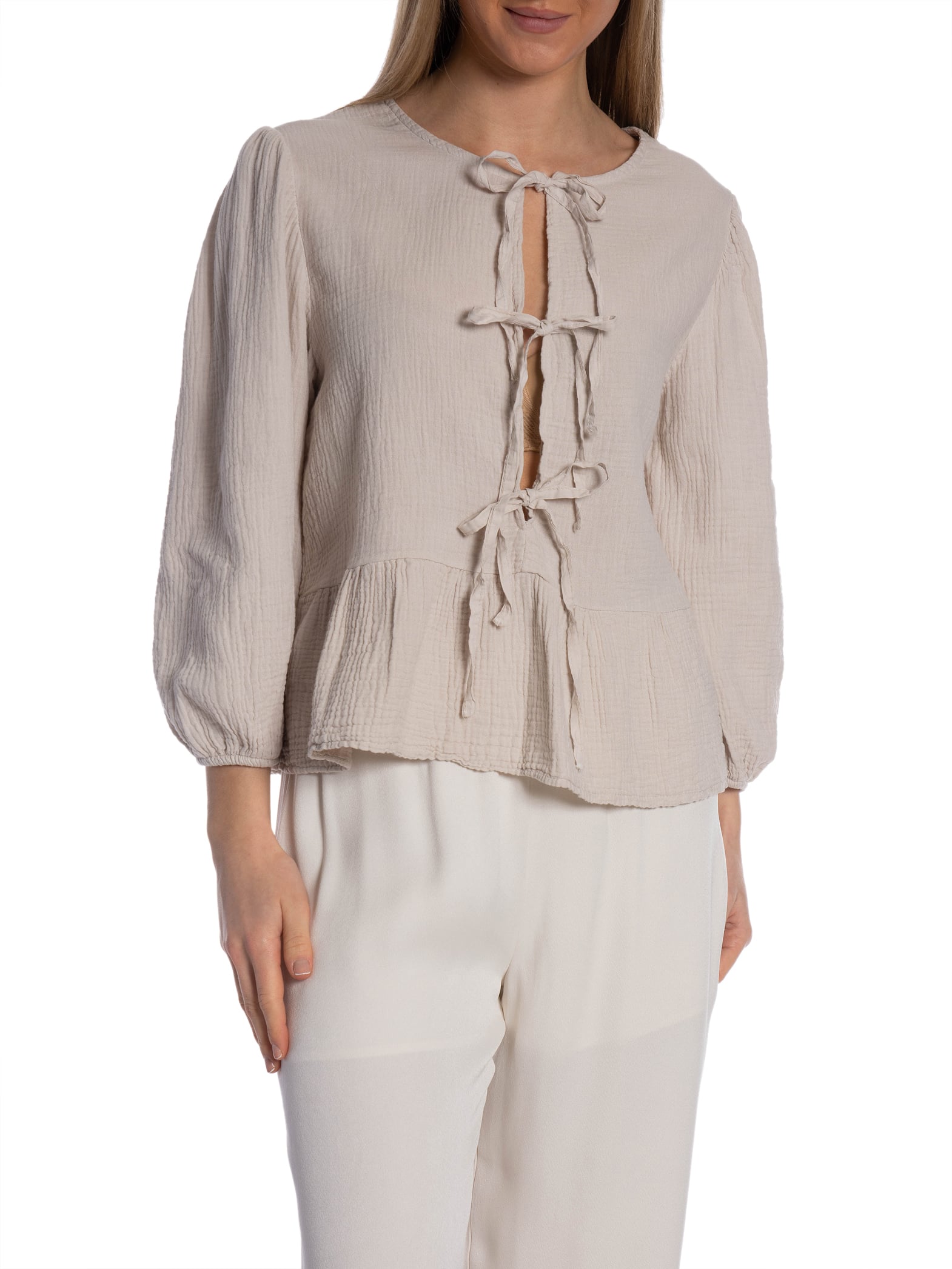 TOPP  KNOT GAUZEKA BEIGE_108174.jpg