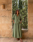 TOPP ROMANTIC PUFF SLEEVE KHAKI_111161.jpg