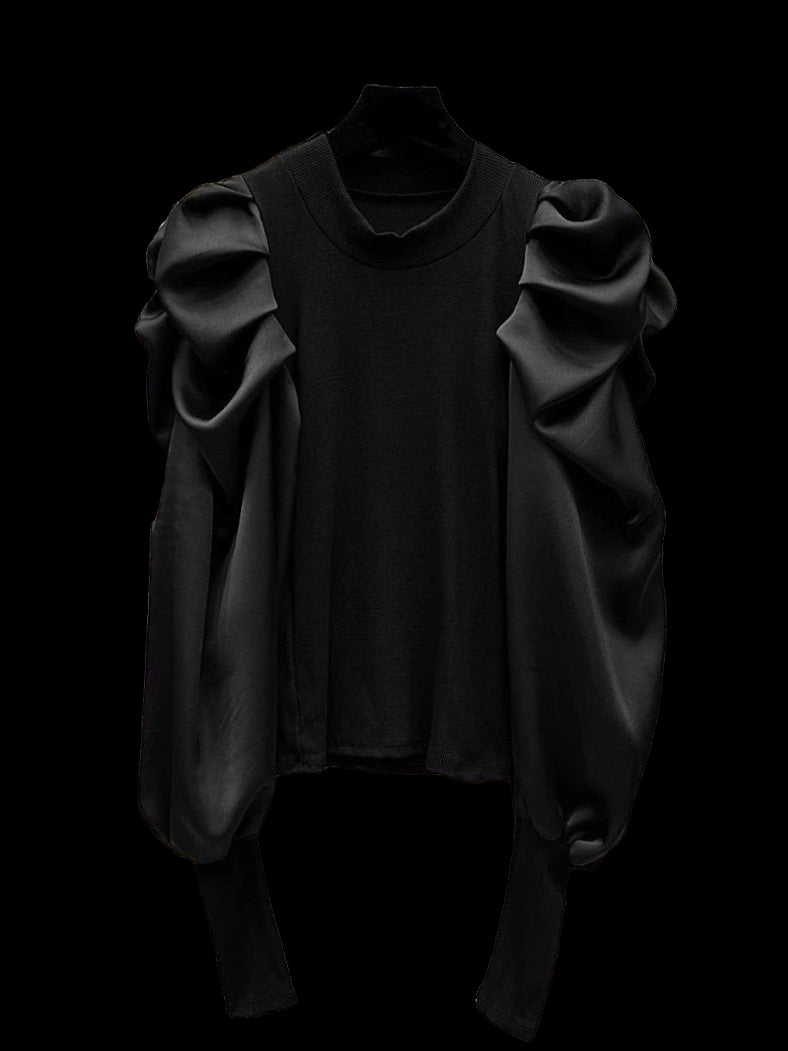 TOPP SATIN PUFF SLEEVES BLACK_102618.jpg