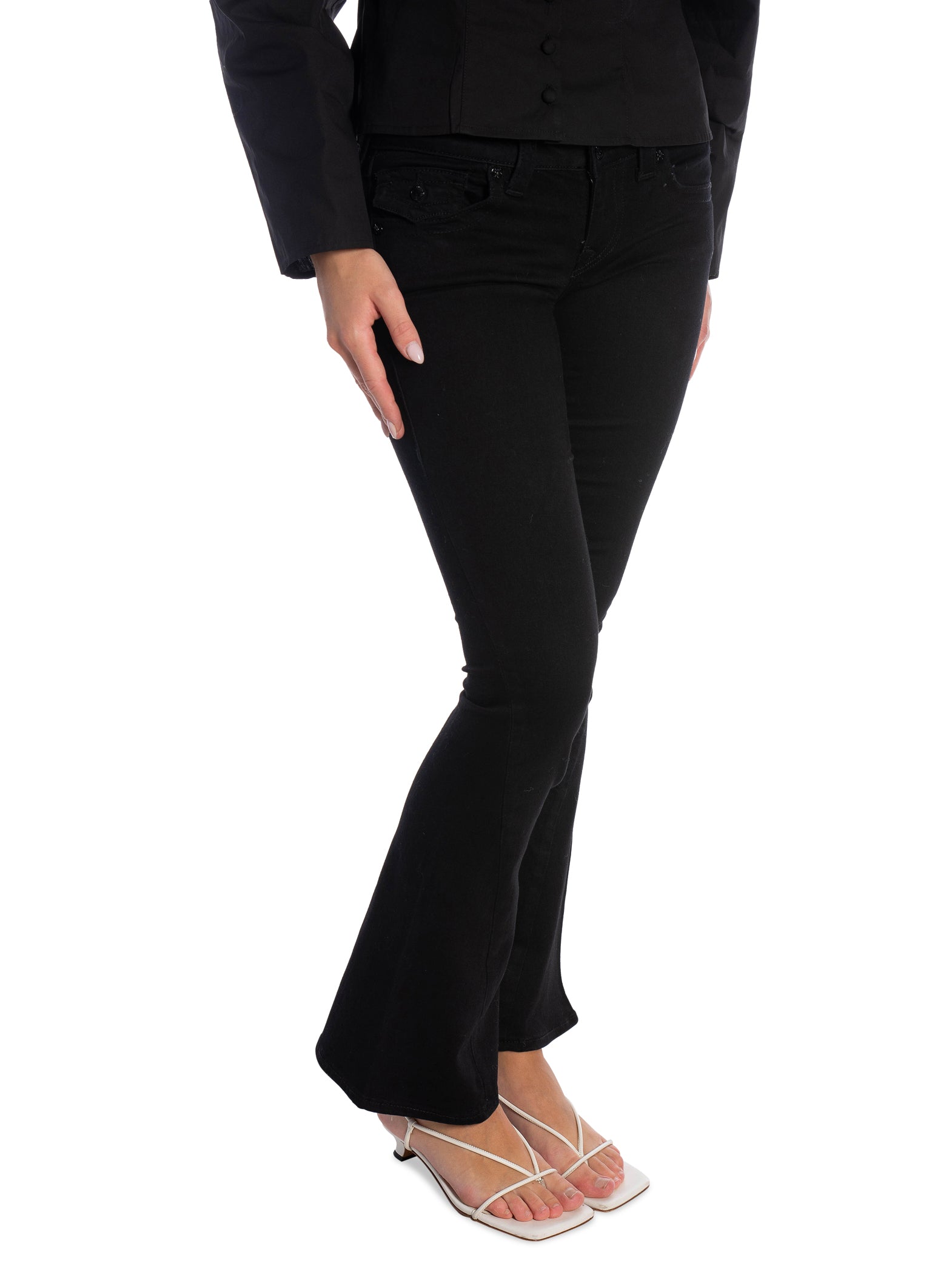 TRUE RELIGION JEANS JOEY LOW RISE BLACK _102996.jpg