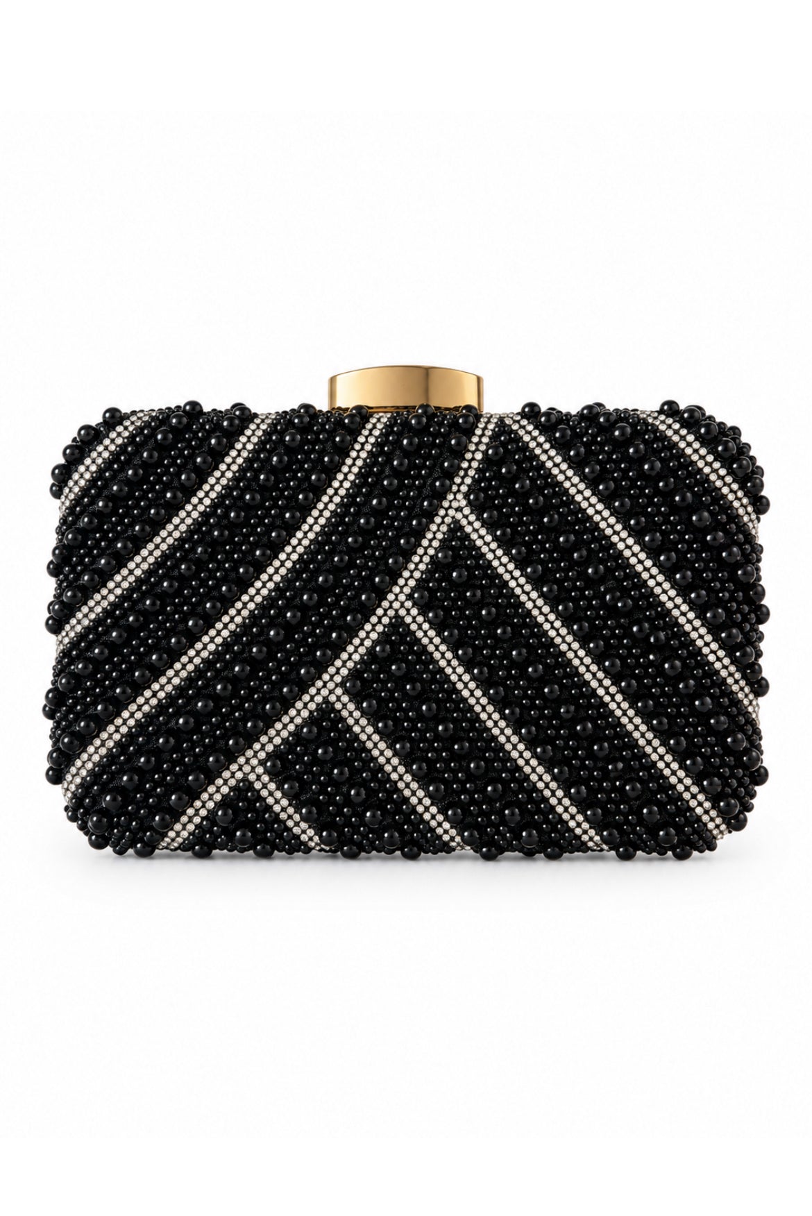 VÄSKA BEADED RHINESTONE STRIPE BLACK_114614.jpg