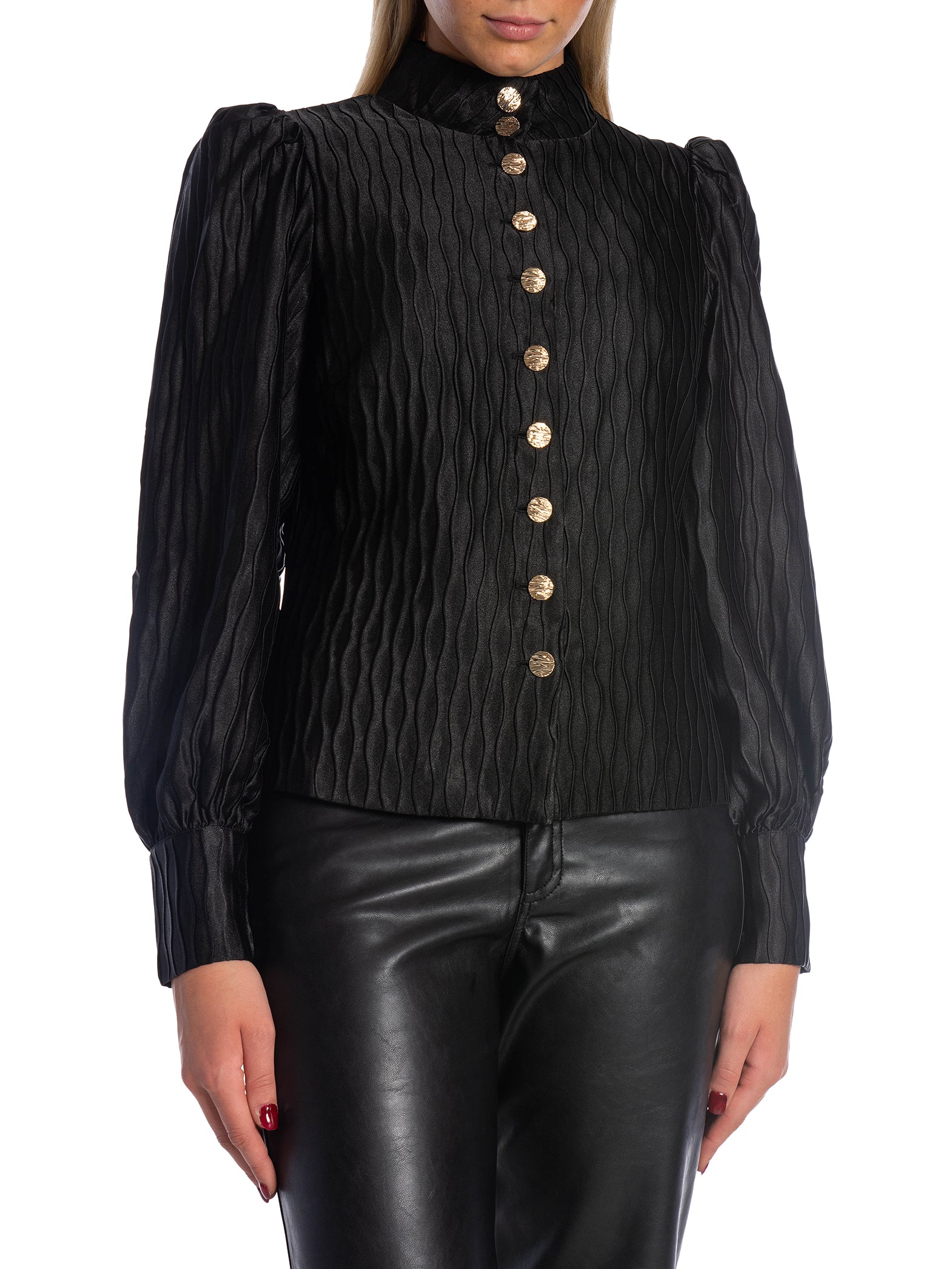Y.A.S BLUS YASRIPPLE BLACK_91256.jpg