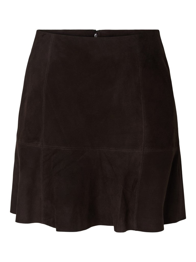 Y.A.S KJOL YASCOLLY SUEDE COFFEE BEAN_113436.jpg