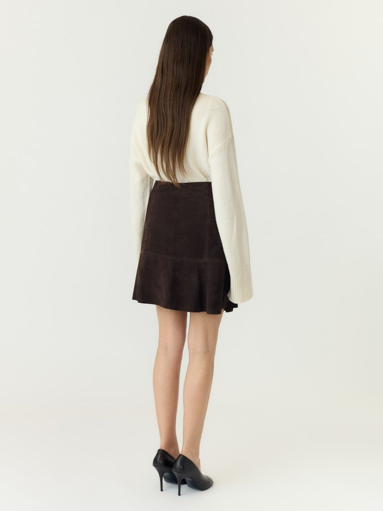 Y.A.S KJOL YASCOLLY SUEDE COFFEE BEAN_113437.jpg