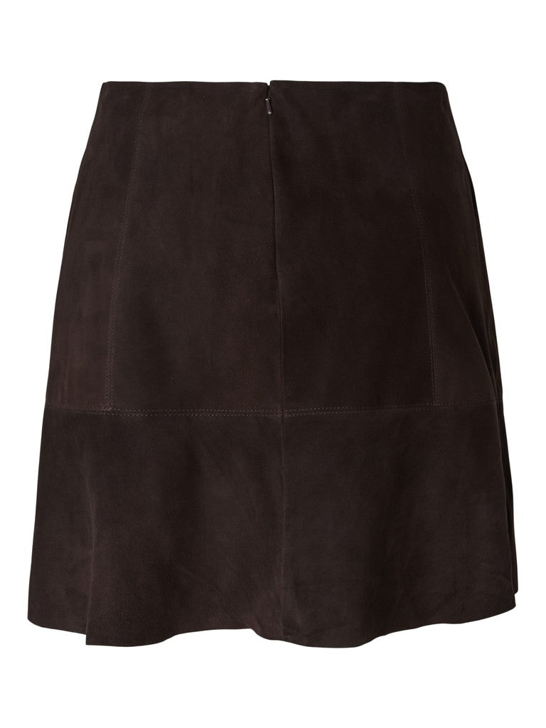 Y.A.S KJOL YASCOLLY SUEDE COFFEE BEAN_113439.jpg