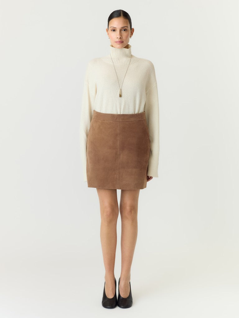 Y.A.S KJOL YASSALERA HW SUEDE SEPIA_113282.jpg