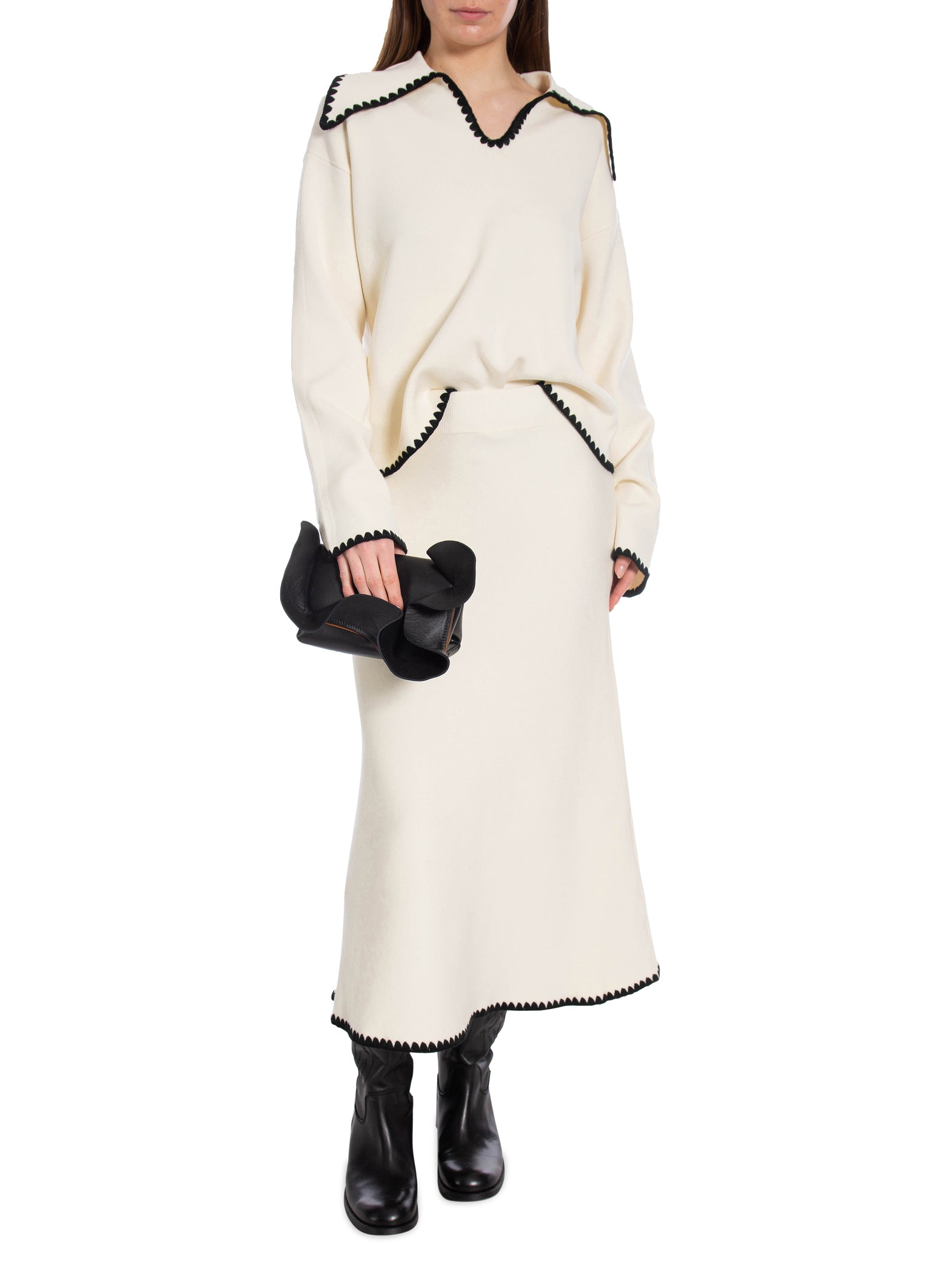 Y.A.S KJOL YASSTITCH HW MIDI KNIT  BIRCH_85603.jpg