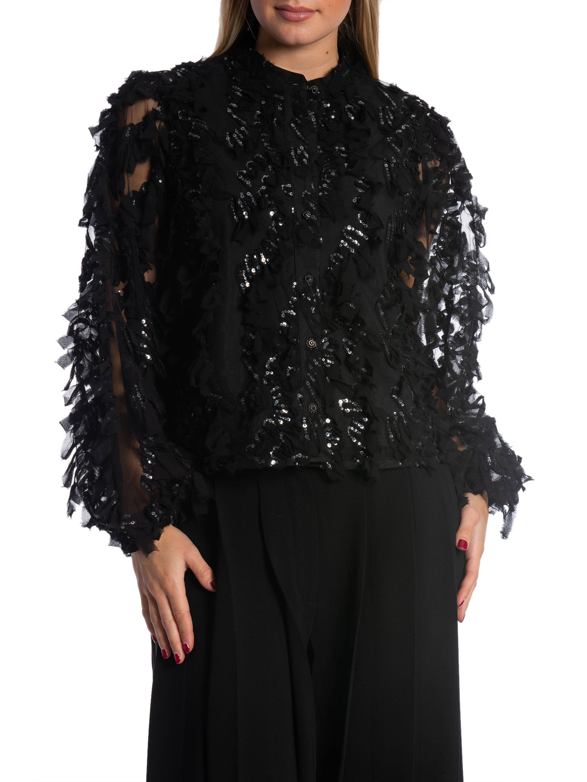 Y.A.S SKJORTA YASABELONE SHOW BLACK_115251.jpg