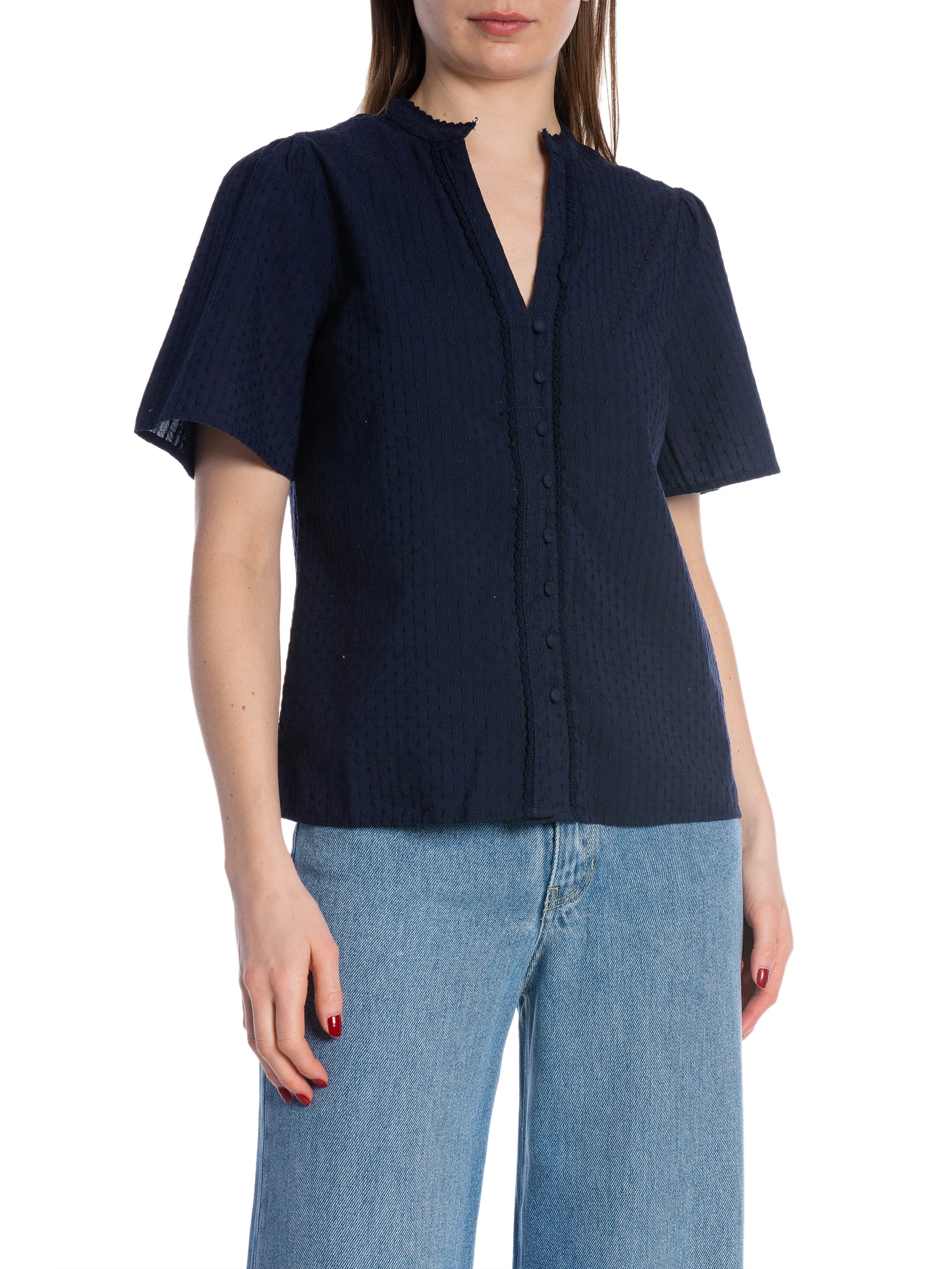 Y.A.S TOPP YASTIA SS NAVY BLAZER_97844.jpg