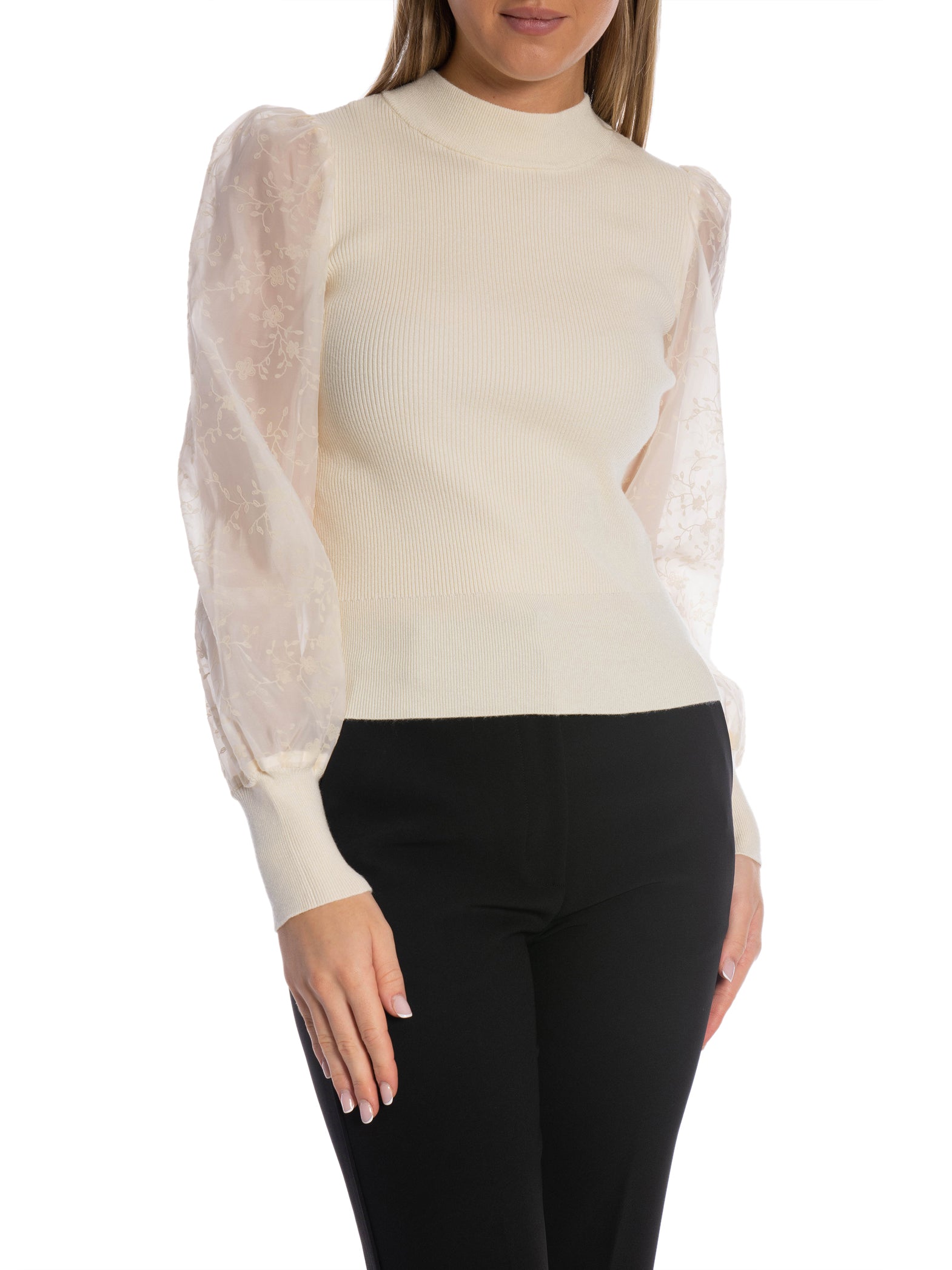 Y.A.S TRÖJA YASDOTME LS PULLOVER BIRCH_103817.jpg