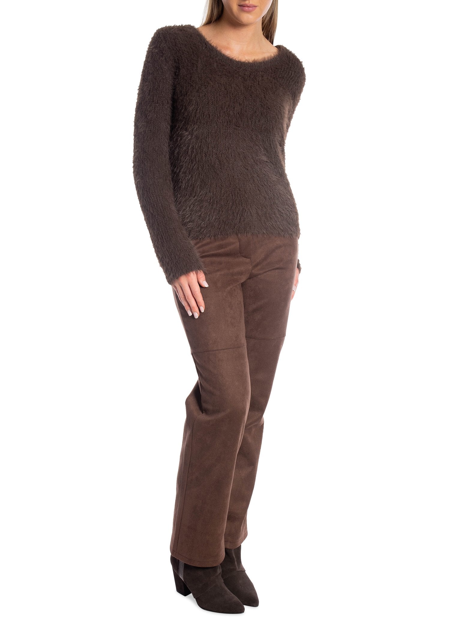Y.A.S TRÖJA YASLAVA PULLOVER HOT FUDGE_103460.jpg