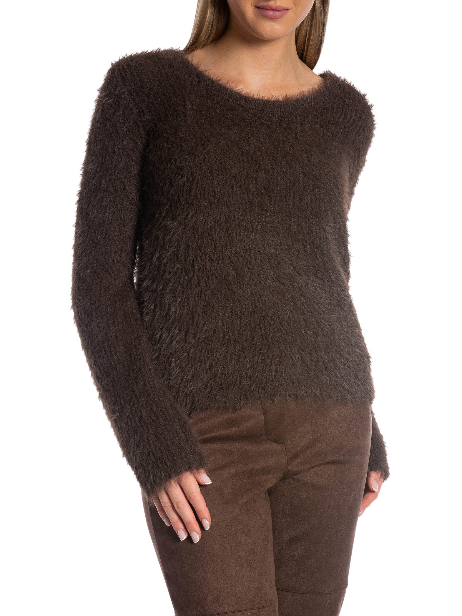 Y.A.S TRÖJA YASLAVA PULLOVER HOT FUDGE_103461.jpg